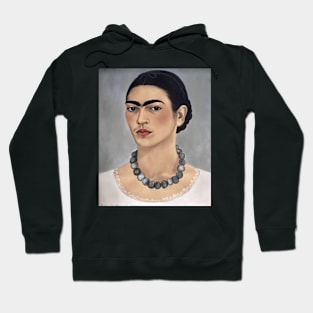 Self Portrait with Necklace by Frida Kahlo Hoodie